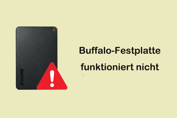 Wie man eine nicht funktionierende Buffalo-Festplatte repariert und Dateien wiederherstellet