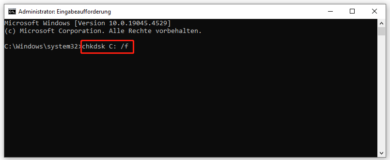 CHKDSK ausführen