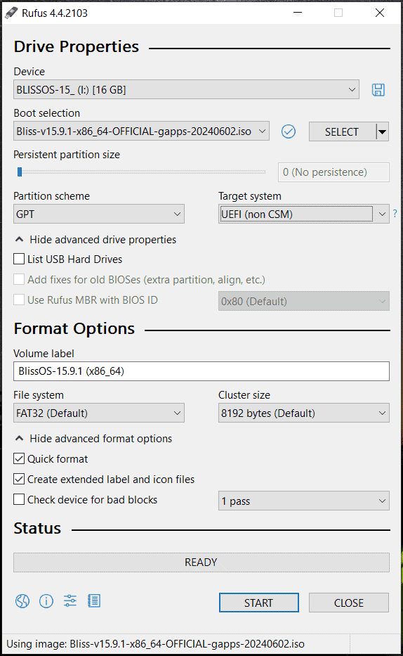 Aktivieren Sie ISO-Image-Modus schreiben