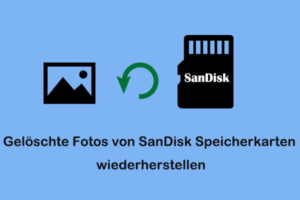 Gelöschte Fotos von SanDisk-Speicherkarten wiederherstellen: Zwei Lösungen