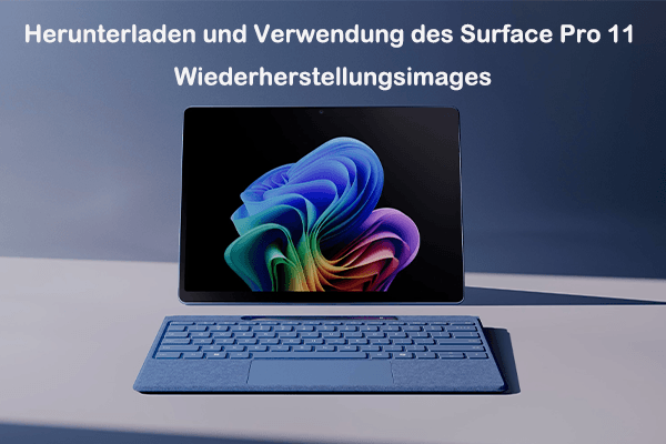 Wie man Wiederherstellungsimage für Surface Pro 11 herunterlädt und verwendet