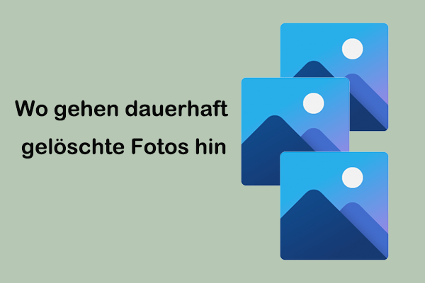 Wo gehen dauerhaft gelöschte Fotos hin | Dauerhaft gelöschte Fotos wiederherstellen