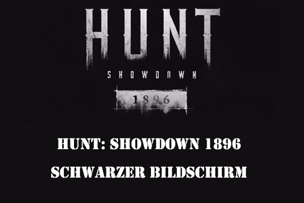 Hunt: Showdown 1896 Schwarzer Bildschirm mit Cursor auf dem PC? 5 Lösungen!