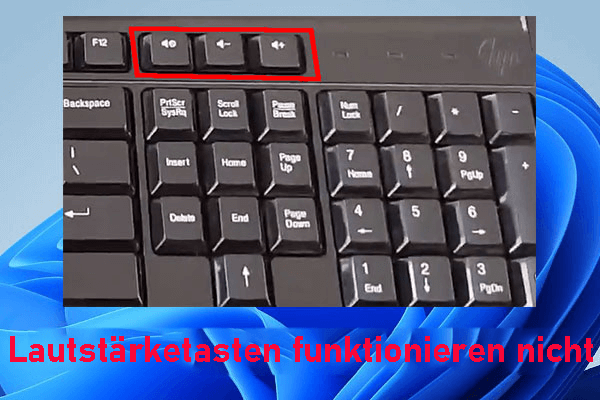 9+ Lösungen: Lautstärketasten auf der Tastatur funktionieren nicht unter Windows 11/10