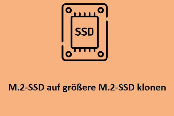 Klonen von M.2-SSDs auf größere M.2-SSDs - eine Schritt-für-Schritt-Anleitung