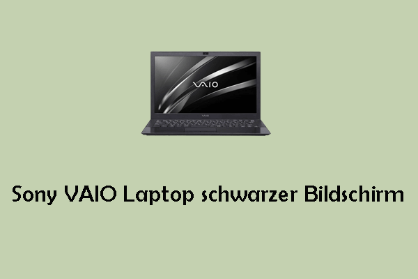 Schwarzer Bildschirm bei Sony VAIO Laptop – So beheben Sie es unter Windows 10/11