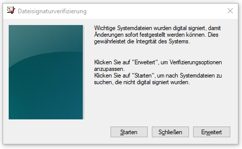 Dateisignaturverifizierung