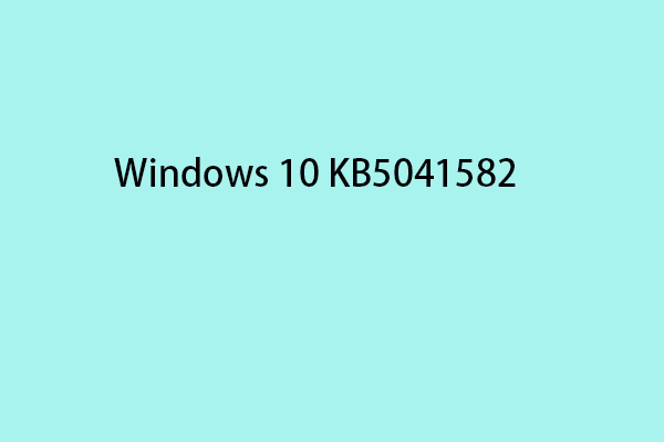 Windows 10 KB5041582 – Download/Installation/lässt sich nicht installieren