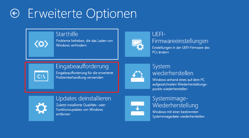 Eingabeaufforderung