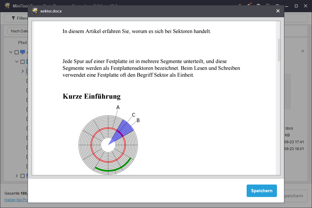 Klicken Sie auf die Schaltfläche Speichern