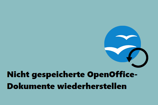 Eine vollständige Anleitung zum Wiederherstellen nicht gespeicherter OpenOffice-Dokumente