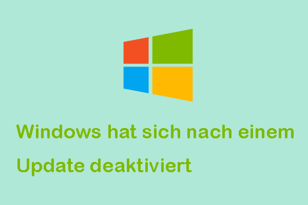 [Einfache Anleitung] Windows hat sich nach einem Update deaktiviert