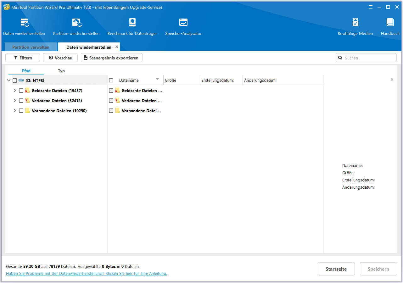 Gelöschte DPX-Datei mit MiniTool Partition Wizard wiederherstellen