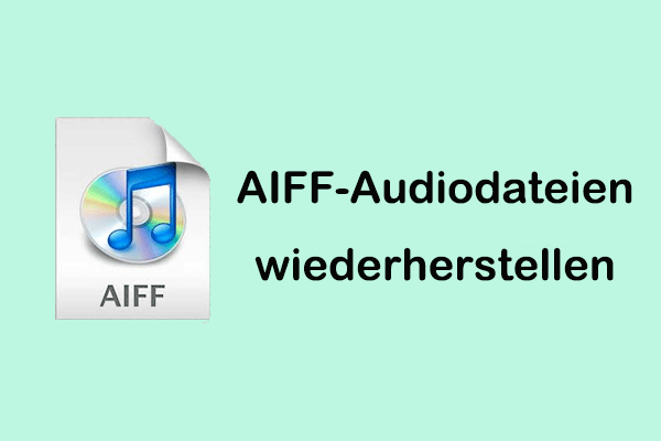 Wiederherstellung von AIFF-Audiodateien unter Windows: Tipps und Methoden