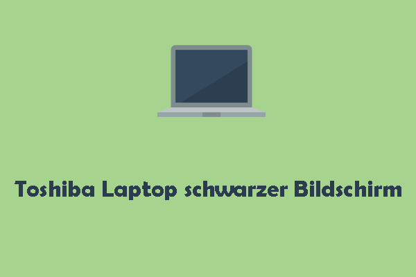 8 schnelle Lösungen: Toshiba Laptop schwarzer Bildschirm beim Starten