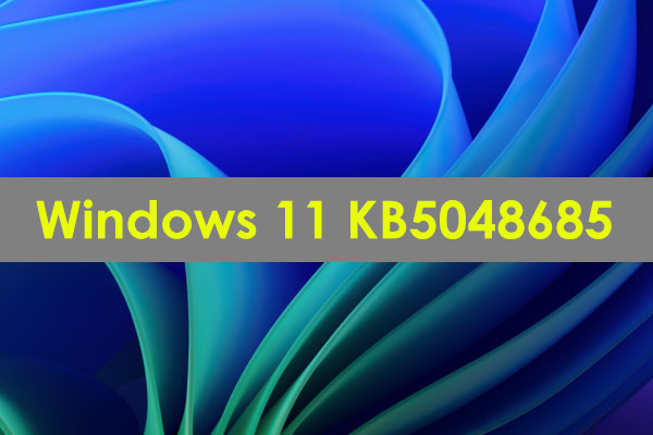 Windows 11 KB5048685: Behebung von Installationsfehlern