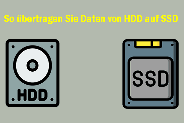 Detaillierte Anleitung zur Datenübertragung von HDD auf SSD oder von SSD auf SSD/HDD