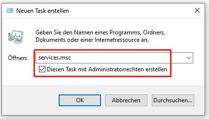 Exeplorer.exe im Task-Manager neu mit Administratorrechten erstellen