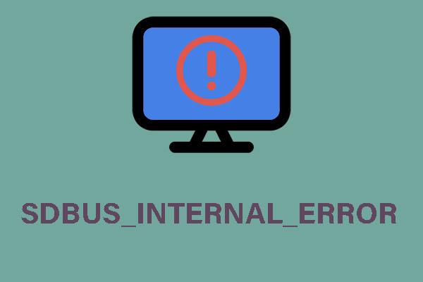 SDBUS_INTERNAL_ERROR BSOD-Fehler – Wie kann man ihn unter Windows 10 beheben?