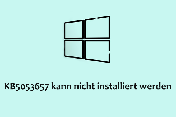 Spotlight auf KB5053657 wird nicht installiert, schnelle Behebung über gängige Methoden