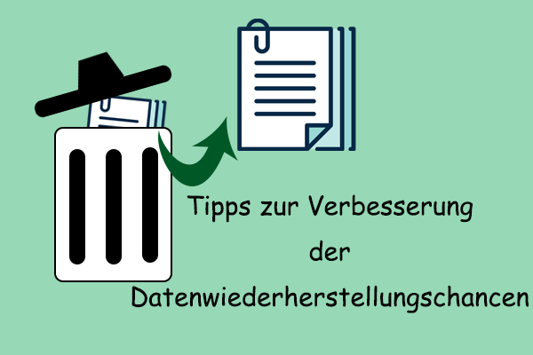 Praktische Tipps zur Verbesserung der Datenwiederherstellungschancen: Informationsleitfaden