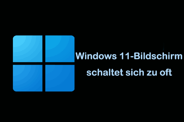 Windows 11-Bildschirm schaltet sich zu oft oder nach 1 Minute aus, schnelle Lösung
