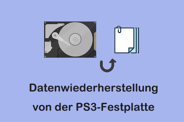 Datenwiederherstellung von der PS3-Festplatte auf fortgeschrittene Weise