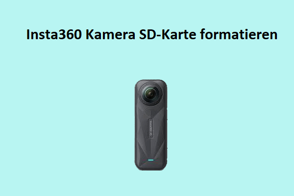 Wie wähle ich eine Insta360 Kamera SD-Karte aus und formatiere sie? Vollständige Anleitung
