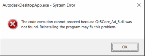 Qt5Core.dll wurde nicht gefunden