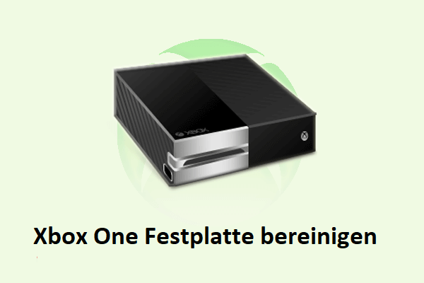 Wie man eine Xbox One-Festplatte unter Windows bereinigt (Vollständige Anleitung) 