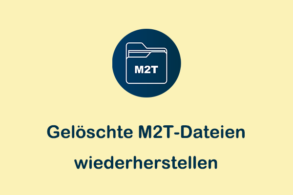 Experten-Tipps zur Wiederherstellung: So stellen Sie gelöschte M2T-Dateien unter Windows/Mac wieder her