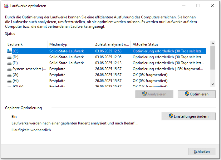 Prüfen Sie, ob Ihr Computer eine HDD oder SSD hat