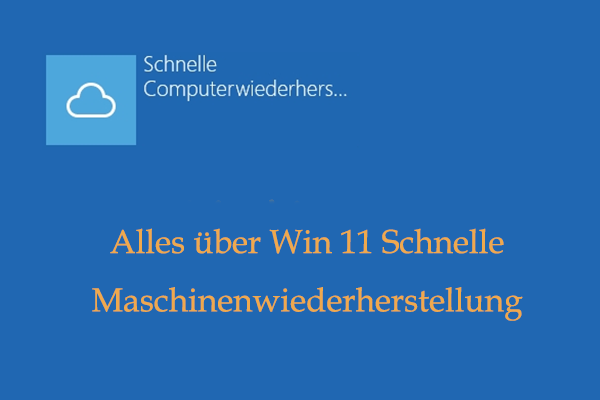 Win 11 Schnelle Maschinenwiederherstellung: Alles, was Sie wissen müssen