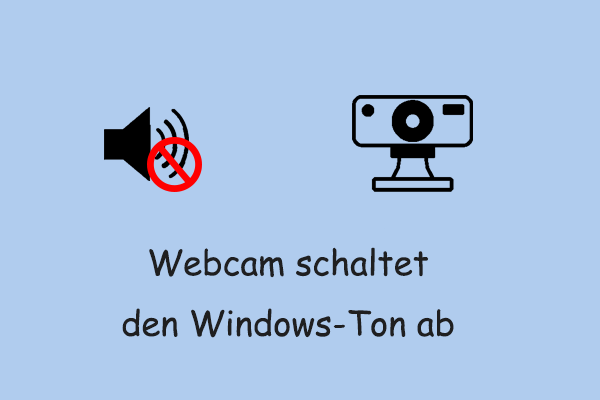3 Möglichkeiten, um das Problem „Die Webcam schaltet den Windows-Ton ab“ zu beheben
