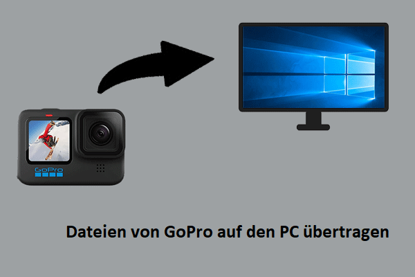 Intelligente Methoden: Übertragen von Dateien von GoPro auf den Computer