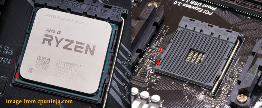 neue CPU einsetzen und fixieren