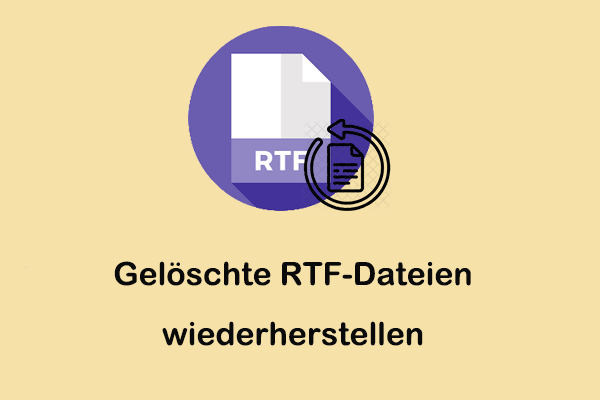 Gelöschte RTF-Dateien unter Windows/Mac wiederherstellen
