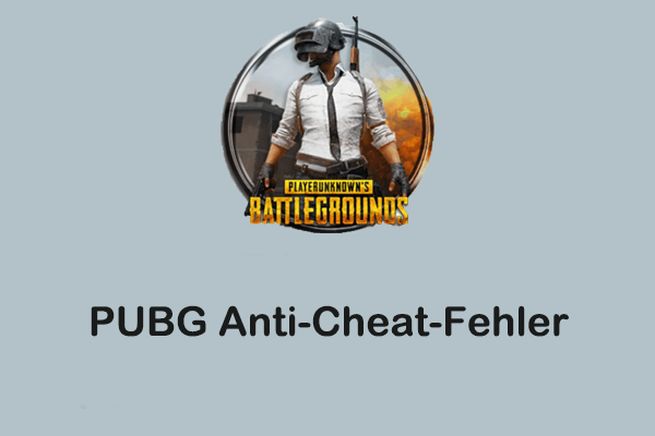 Sofortige Lösungen für den PUBG Anti-Cheat-Fehler unter Windows 10/11