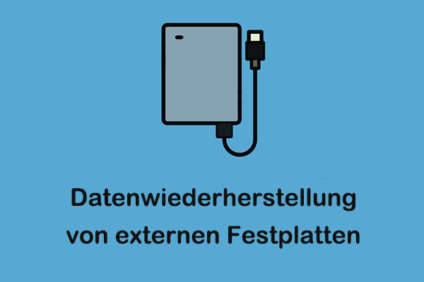 Datenwiederherstellung von externen Festplatten: Schritte zum Zurückholen verlorener Daten