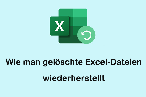 Wie man gelöschte Excel-Dateien unter Windows wiederherstellt