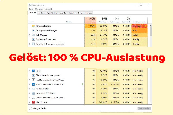 100 % CPU-Auslastung: Warum das passiert und was hilft