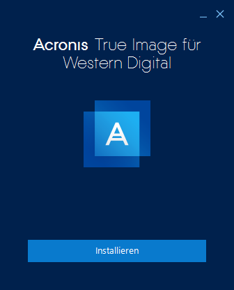 Auswahl der Schaltfläche Installieren.