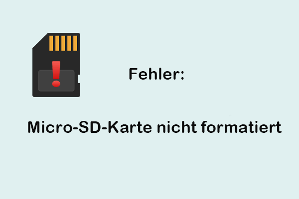 So beheben Sie den Fehler „Micro-SD-Karte nicht formatiert“ unter Windows