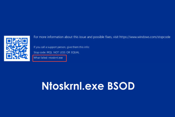 Wie behebt man ntoskrnl.exe BSOD unter Windows 11/10?