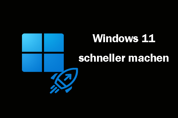 Windows 11 schneller machen: 19 Methoden zur Leistungsoptimierung