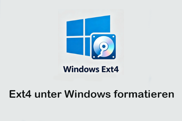 Kann Windows Ext4 formatieren? [Eine Schritt-für-Schritt-Anleitung]