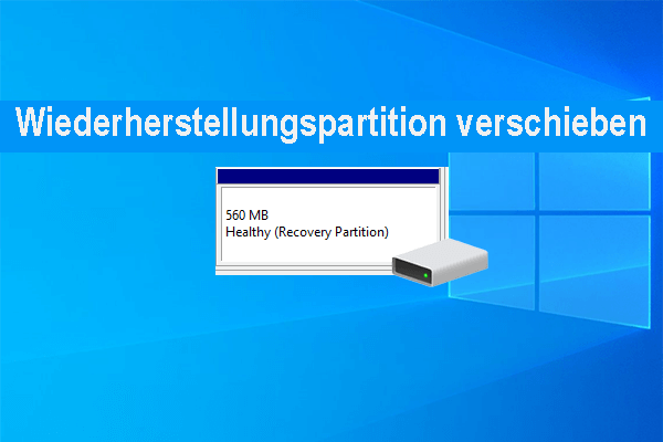 Wie kann man Wiederherstellungspartition verschieben? [Windows 10/11]