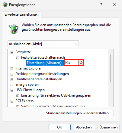 Operation durchführen