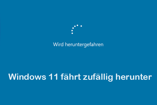 (9 Methoden) So beheben Sie das zufällige Herunterfahren unter Windows