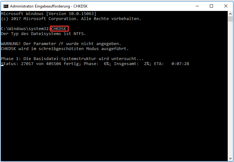 CHKDSK
